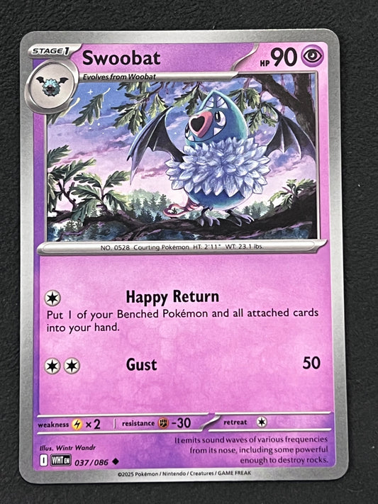 037/086 Swoobat - Pokémon White Flare Uncommon