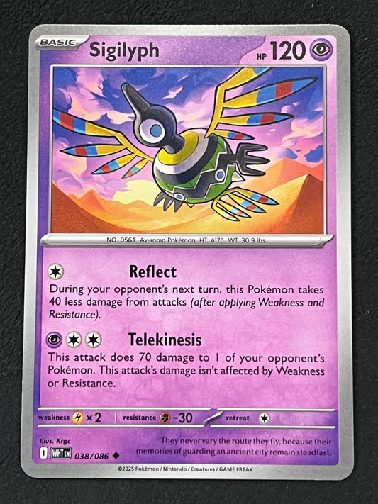 038/086 Sigilyph - Pokémon White Flare Uncommon