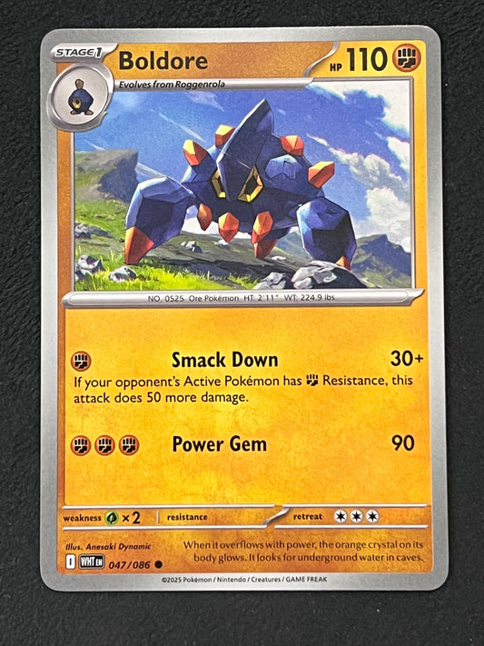 047/086 Boldore - Pokémon White Flare Common