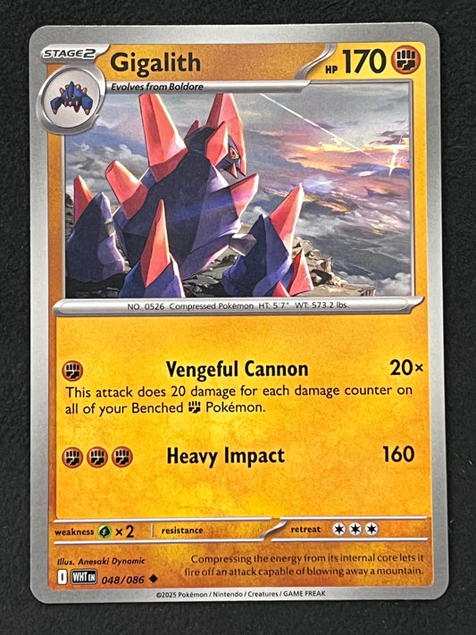 048/086 Gigalith - Pokémon White Flare Uncommon