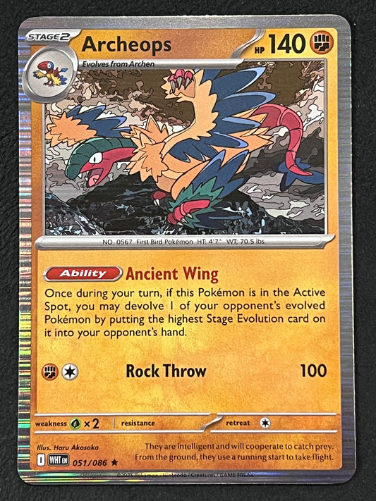 051/086 Archeops - Pokémon White Flare Rare Holo