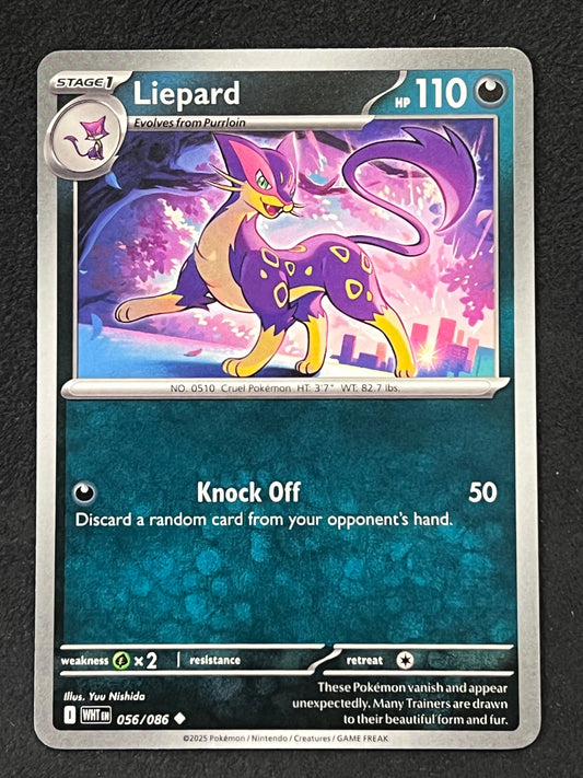 056/086 Liepard - Pokémon White Flare Uncommon