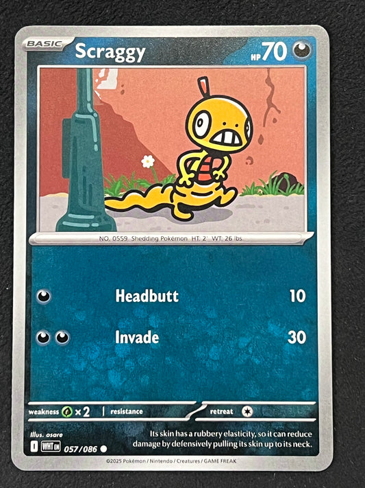 057/086 Scraggy - Pokémon White Flare Common