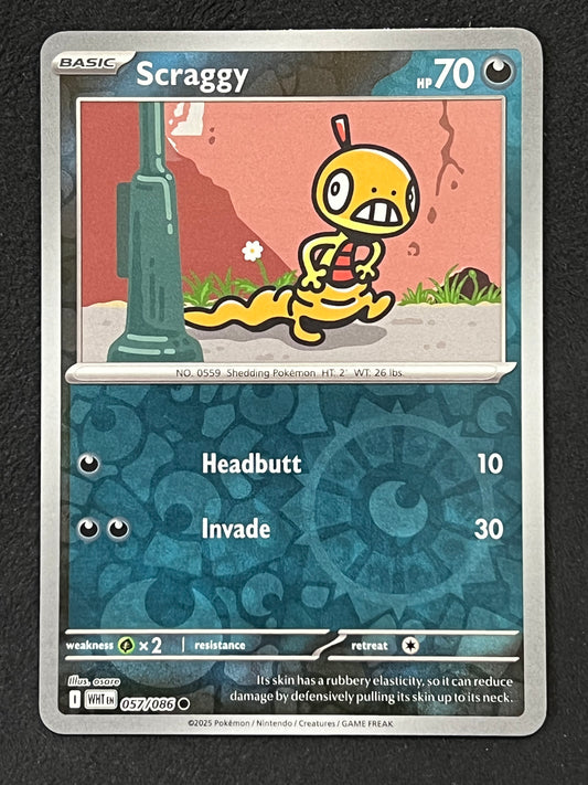 057/086 Scraggy - Pokémon White Flare Common Reverse