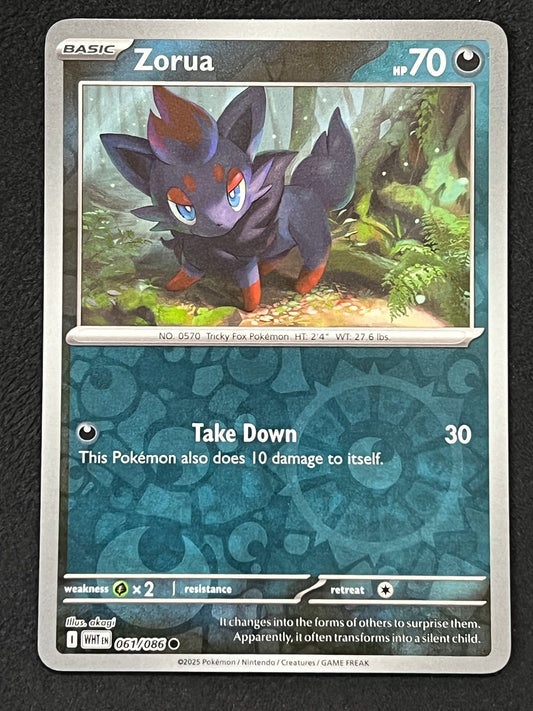 061/086 Zorua - Pokémon White Flare Common Reverse
