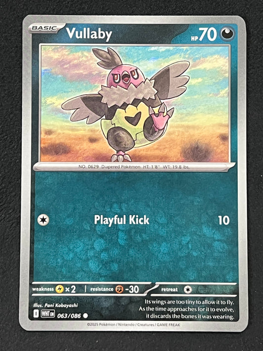 063/086 Vullaby - Pokémon White Flare Common