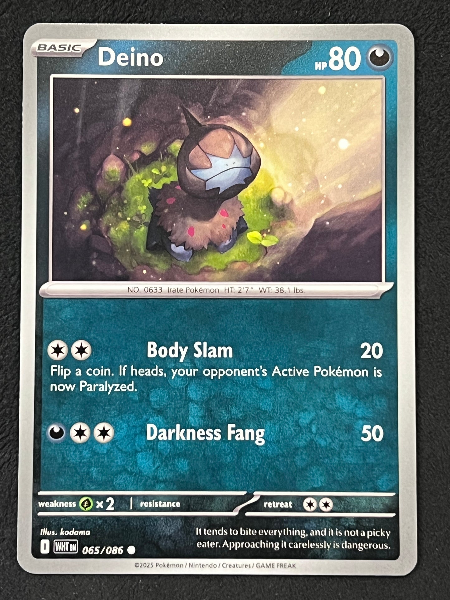 065/086 Deino - Pokémon White Flare Common