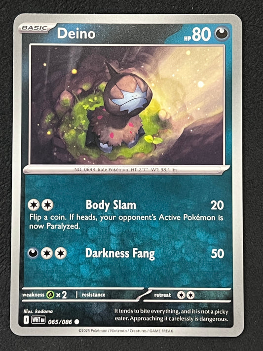 065/086 Deino - Pokémon White Flare Common