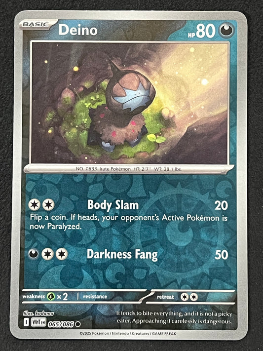 065/086 Deino - Pokémon White Flare Common Reverse