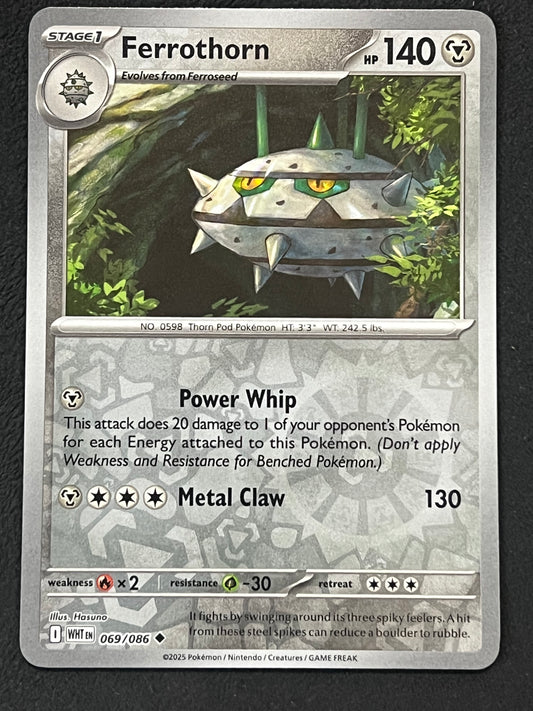 069/086 Ferrothorn - Pokémon White Flare Uncommon Reverse