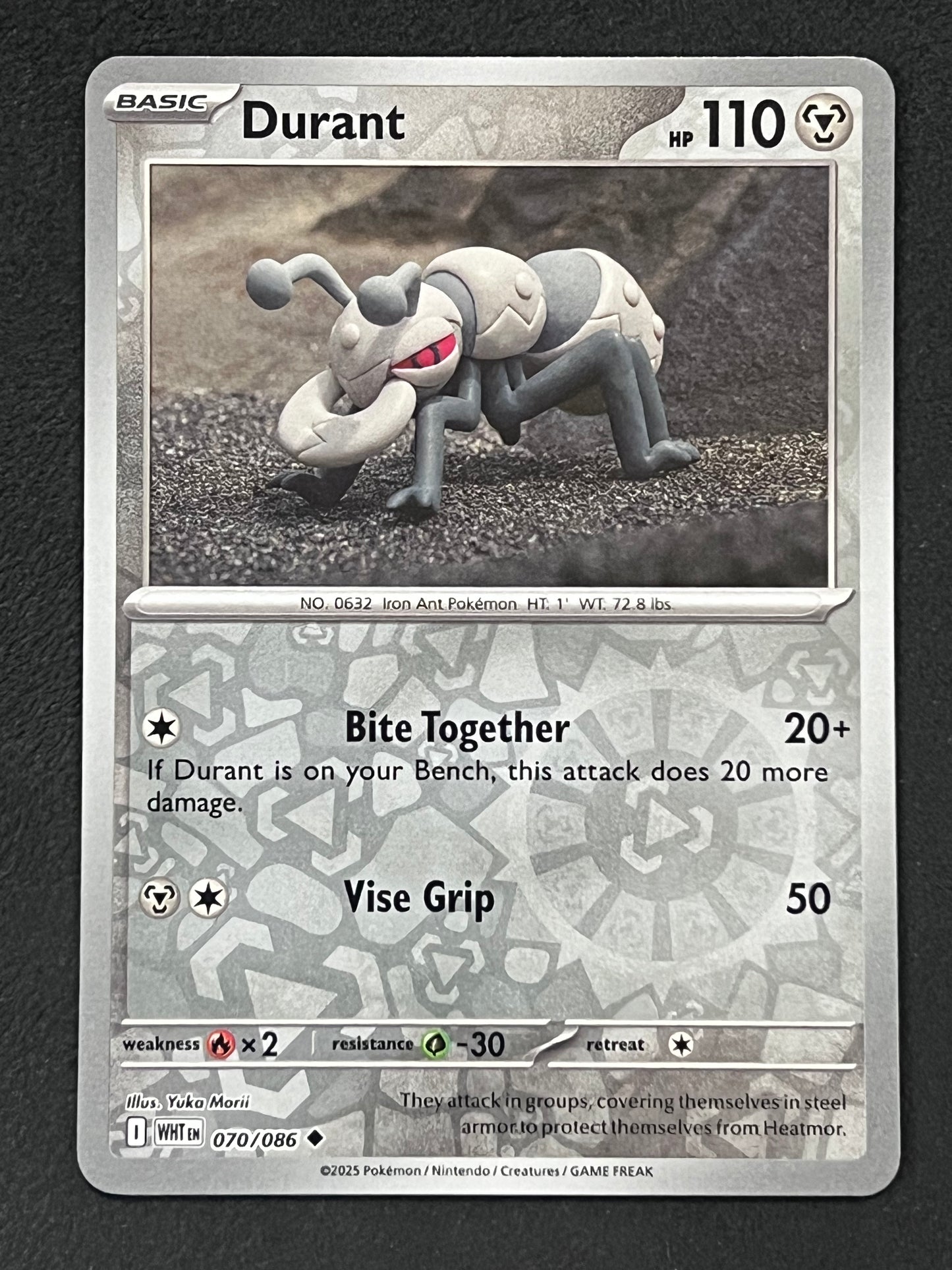 070/086 Durant - Pokémon White Flare Uncommon Reverse
