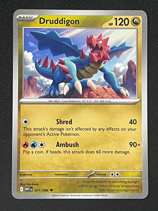 071/086 Druddigon - Pokémon White Flare Uncommon