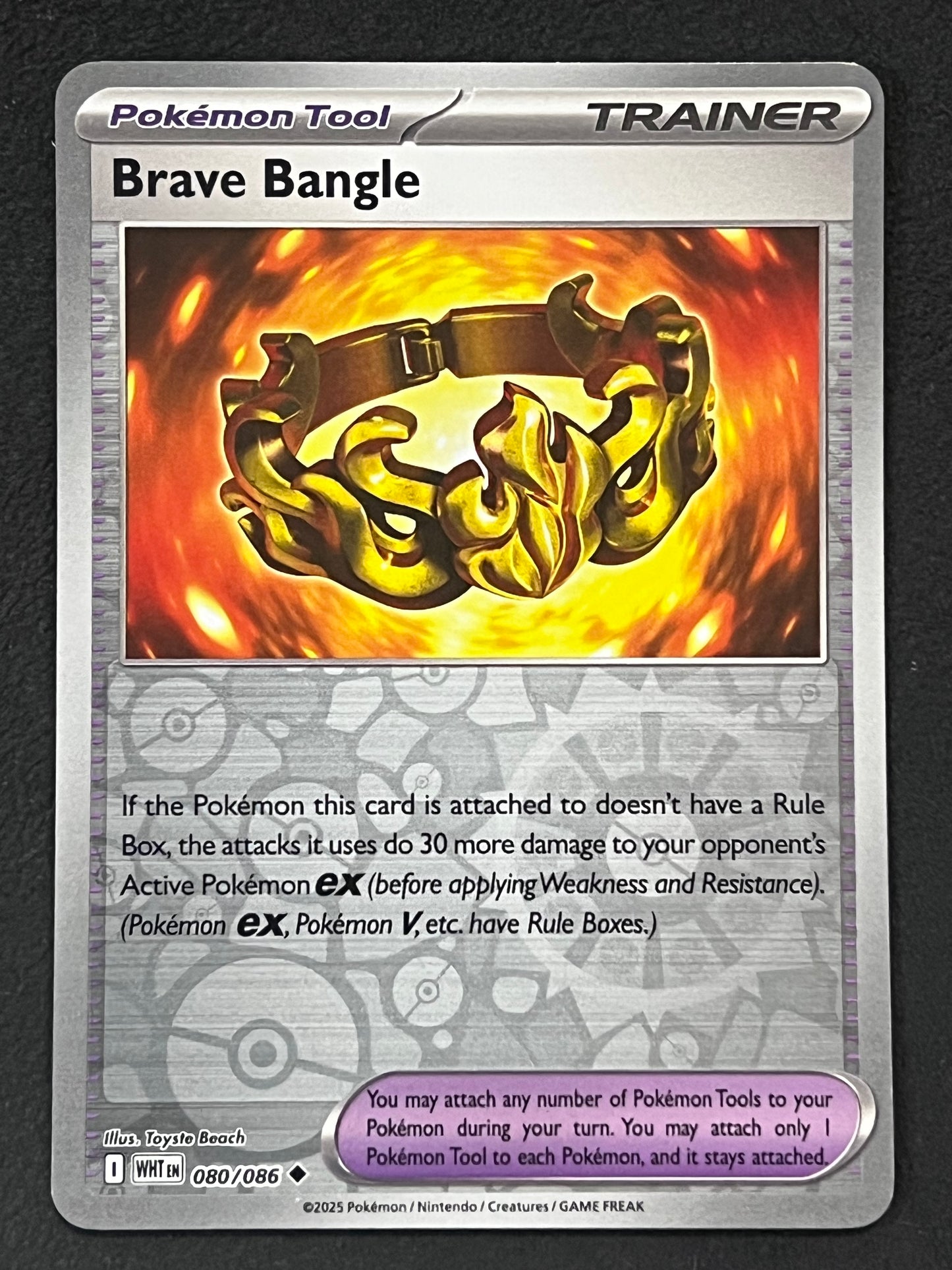 080/086 Brave Bangle - Pokémon White Flare Uncommon Reverse