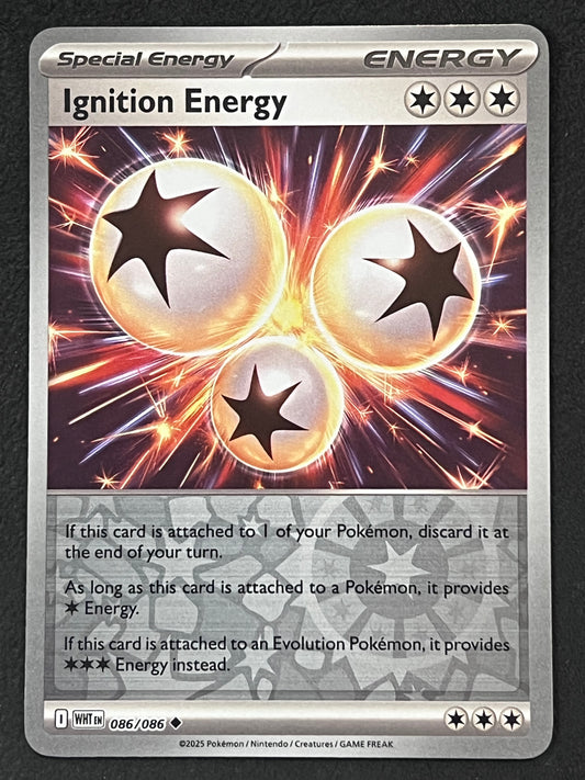 086/086 Ignition Energy - Pokémon White Flare Uncommon Reverse