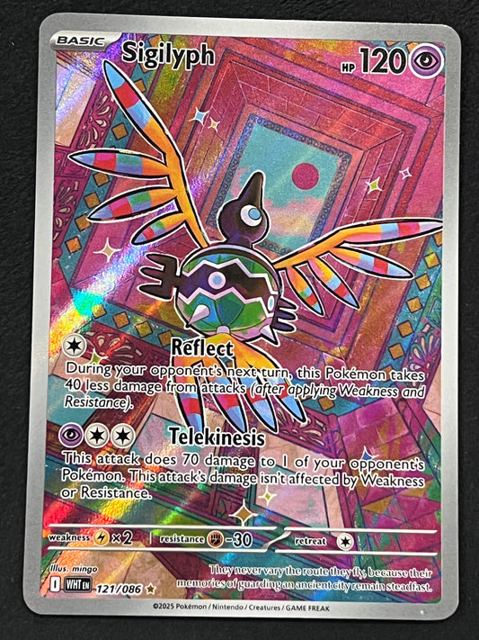 121/086 Sigilyph - Pokémon White Flare Illustration Rare