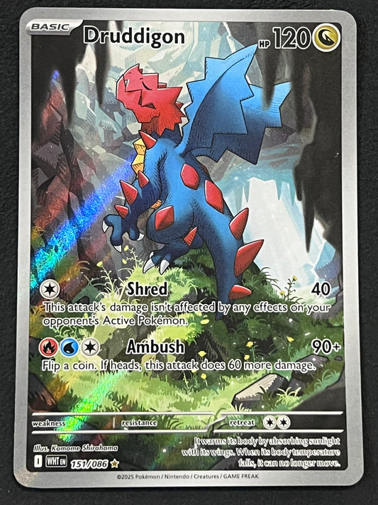 151/086 Druddigon - Pokémon White Flare Illustration Rare