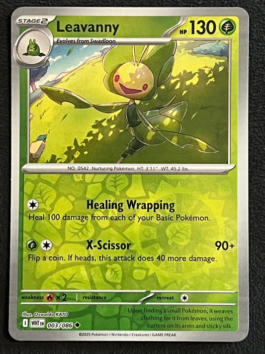 003/086 Leavanny - Pokémon White Flare Uncommon Reverse