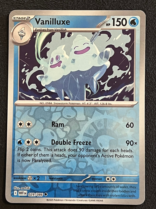 029/086 Vanilluxe - Pokémon White Flare Uncommon Reverse