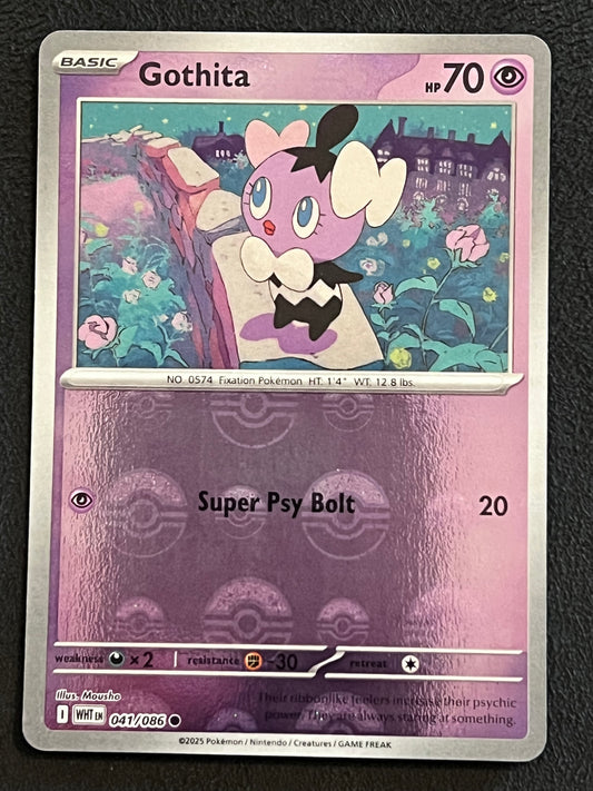 041/086 Gothita - Pokémon White Flare Common Reverse POKEBALL