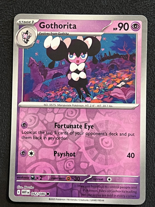 042/086 Gothorita - Pokémon White Flare Common Reverse