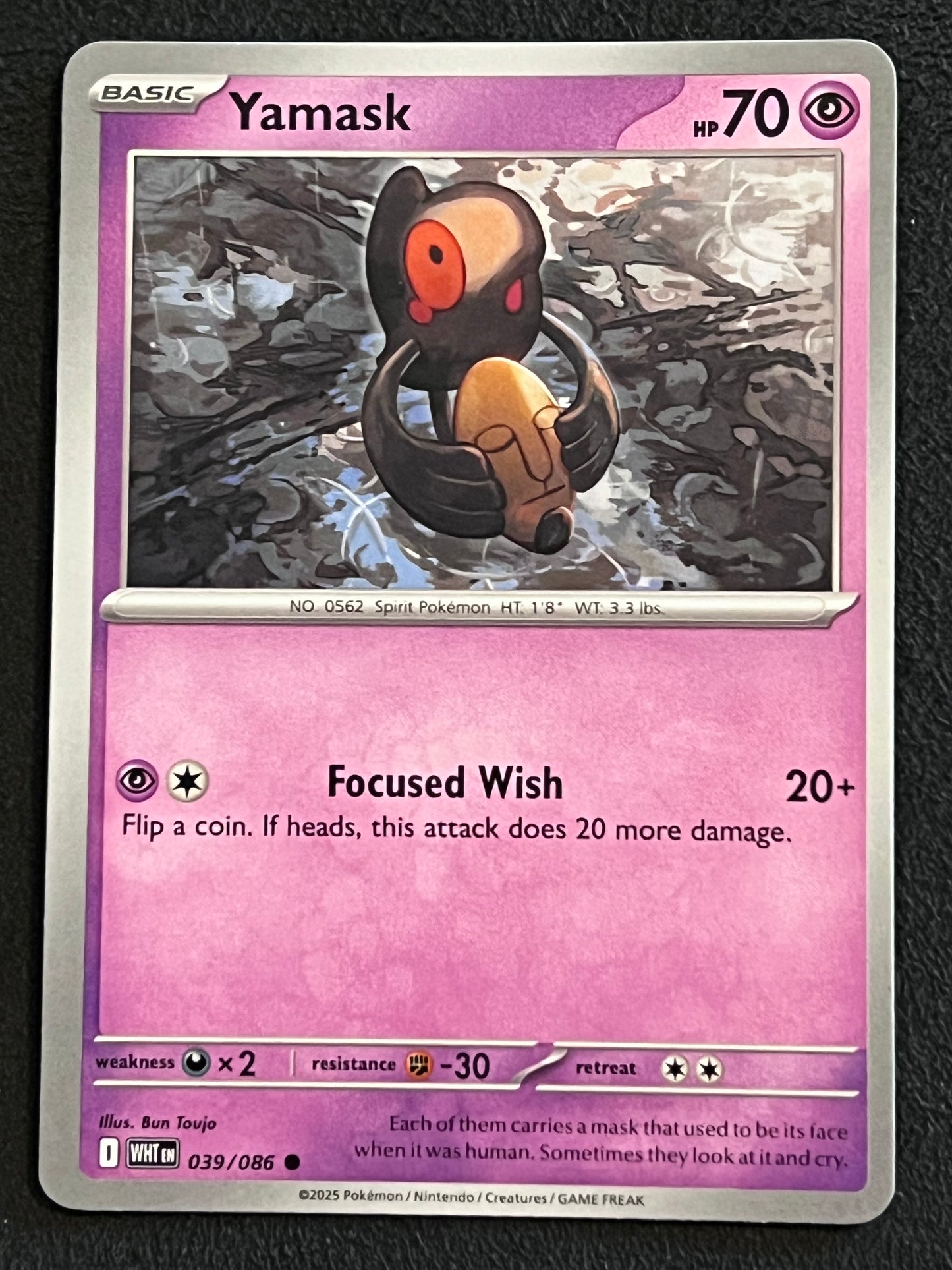 039/086 Yamask - Pokémon White Flare Common