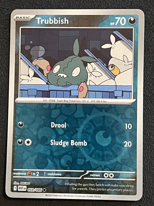 059/086 Trubbish - Pokémon White Flare Common Reverse