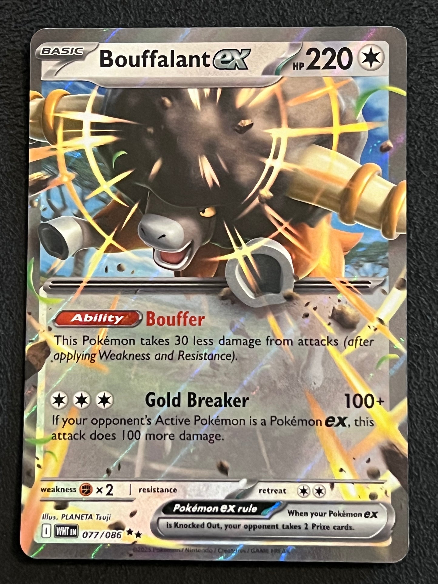 077/086 Bouffalant Ex - Pokémon White Flare Double Rare