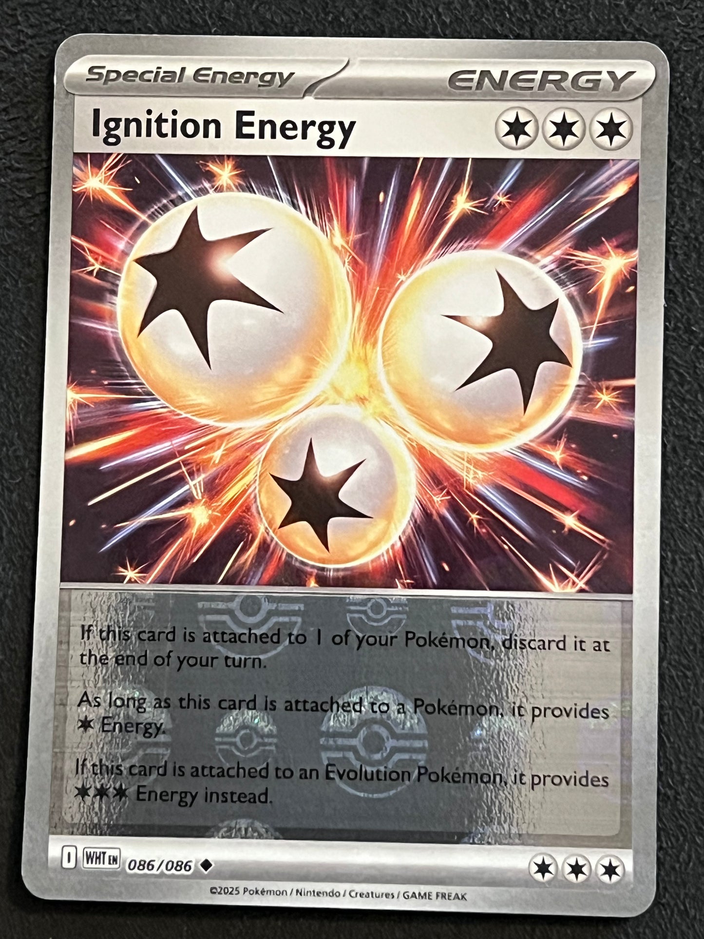 086/086 Ignition Energy - Pokémon White Flare Uncommon Reverse POKEBALL