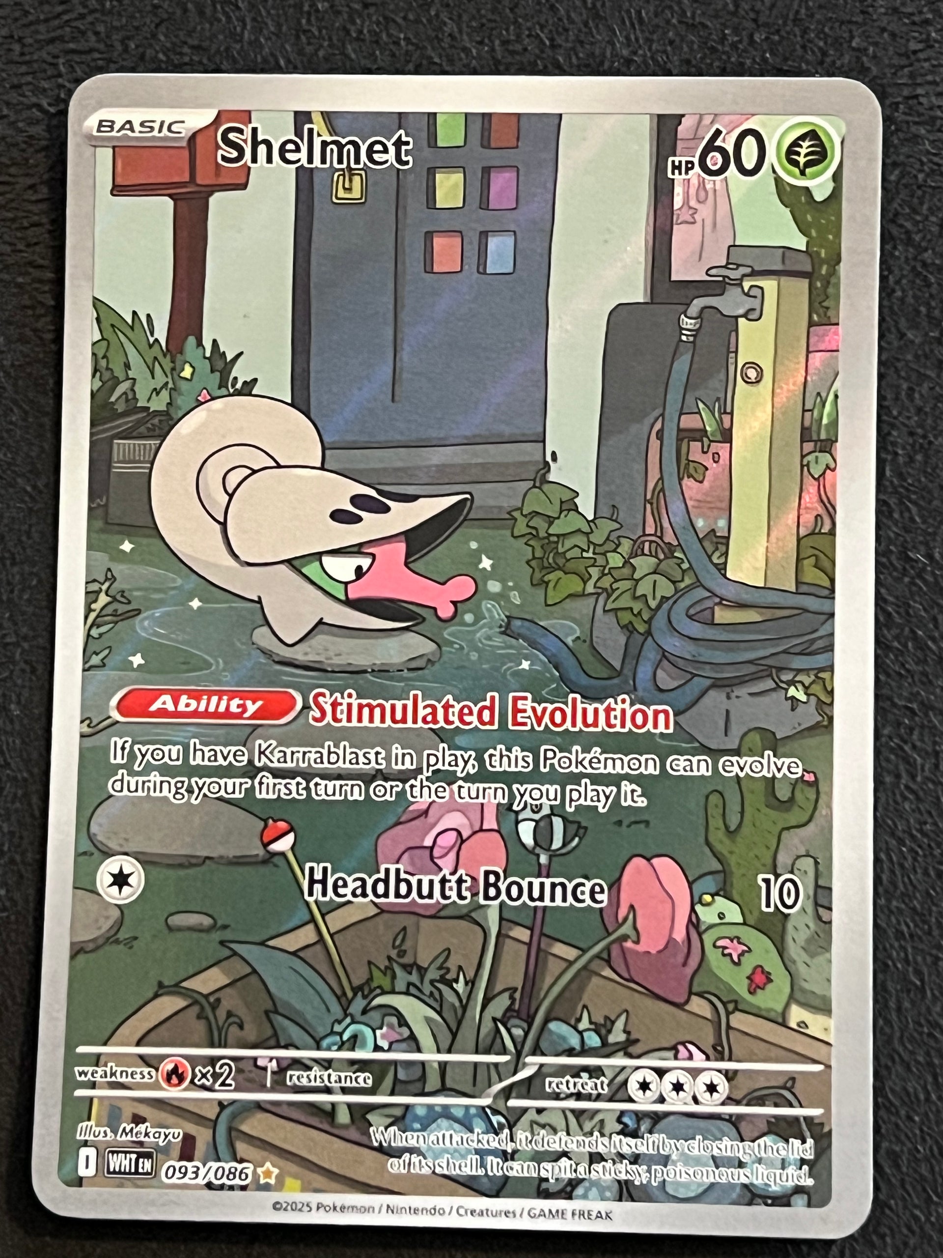shelmet pokemon card 093/086 Shelmet