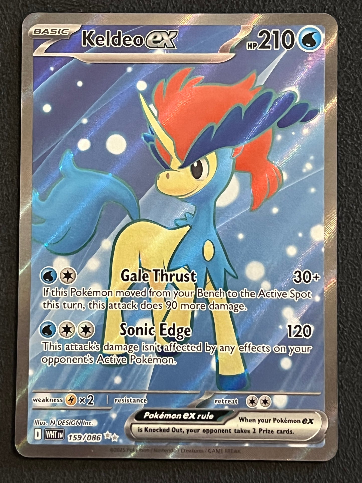 159/086 Keldeo Ex - Pokémon White Flare Ultra Rare