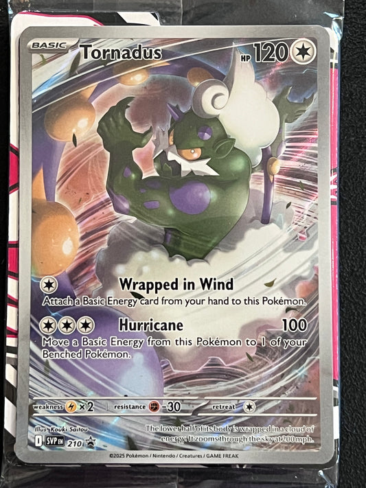 SVP210 Tornadus (SEALED) - Black Star Promo