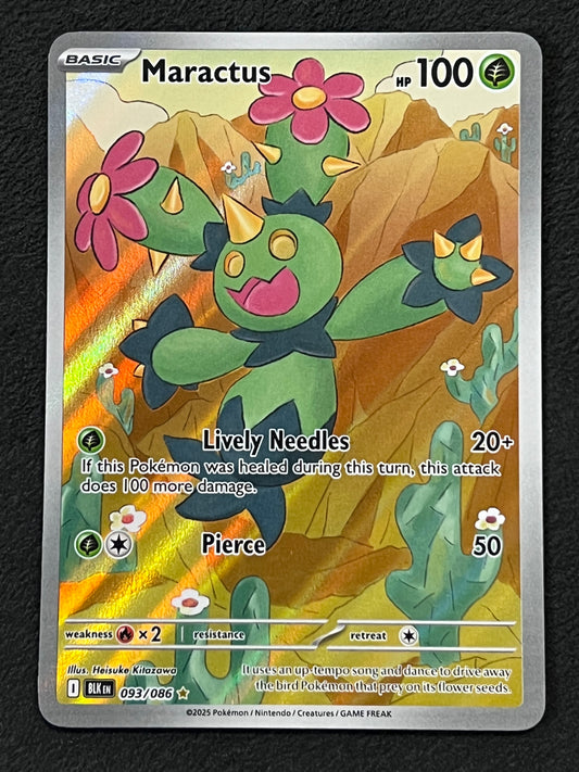 093/086 Maractus - Pokémon Black Bolt Illustration Rare