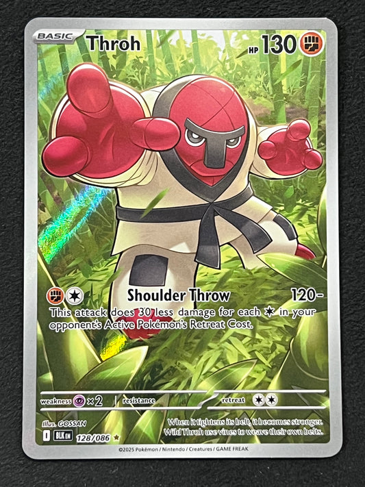 128/086 Throh - Pokémon Black Bolt Illustration Rare