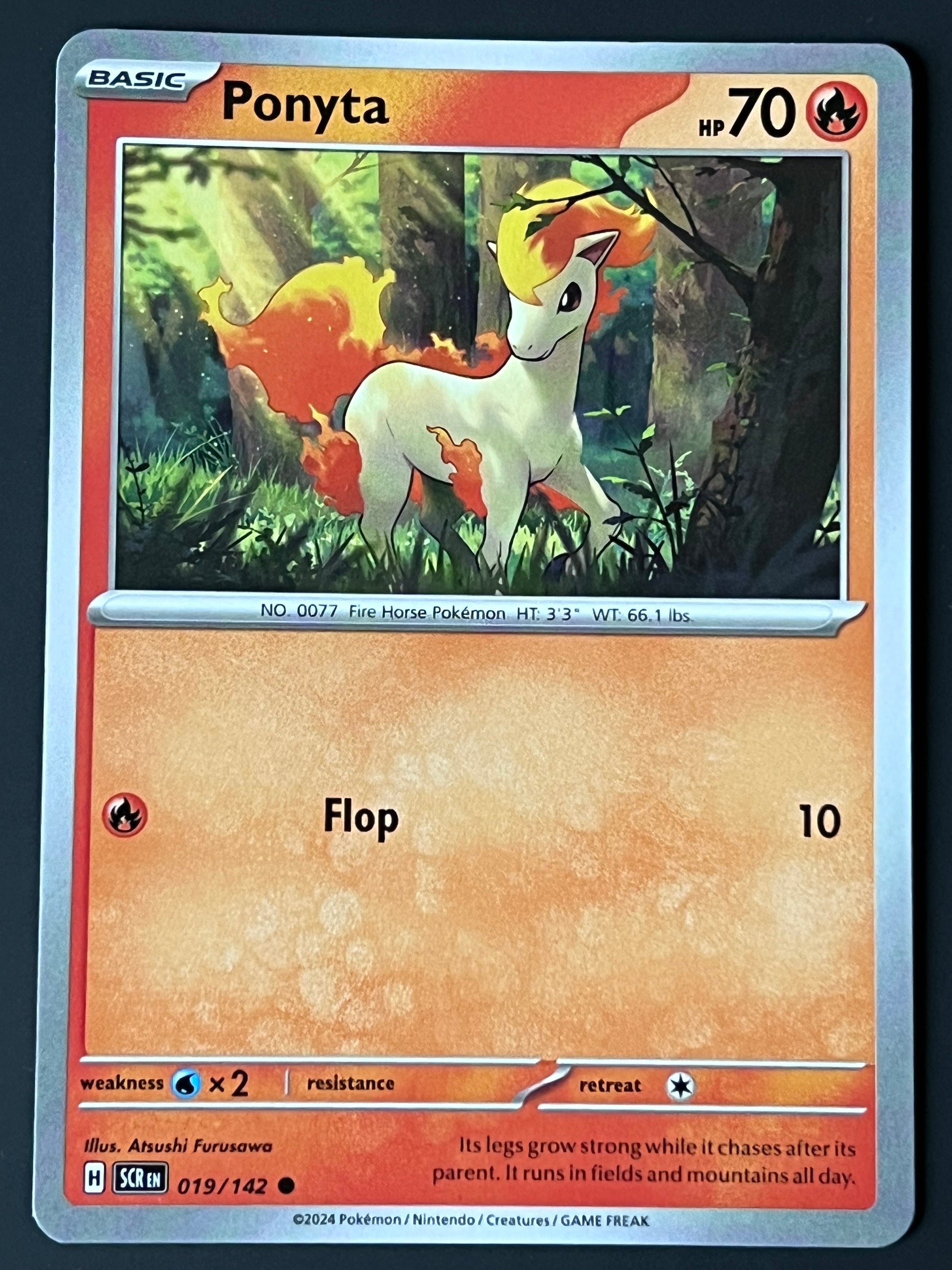 019/142 Ponyta - Pokmon Stellar Crown Common Jarvvos 019/142 Ponyta - Pokmon Stellar Crown Common Jarvvos