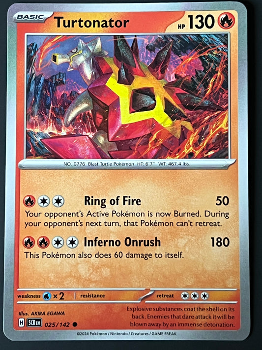 025/142 Turtonator - Pokémon Stellar Crown Common
