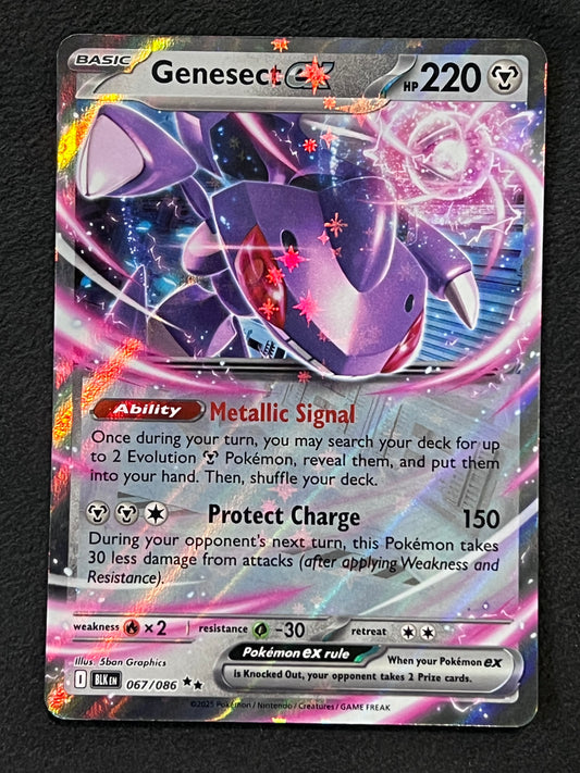 067/086 Genesect Ex - Pokémon Black Bolt Double Rare