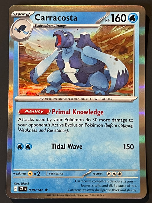 038/142 Carracosta - Pokémon Stellar Crown Rare Holo
