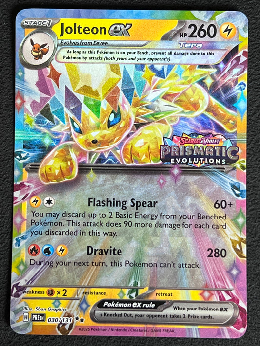030/131 Jolteon Ex (STAMPED) - Pokémon Prismatic Evolutions Promo