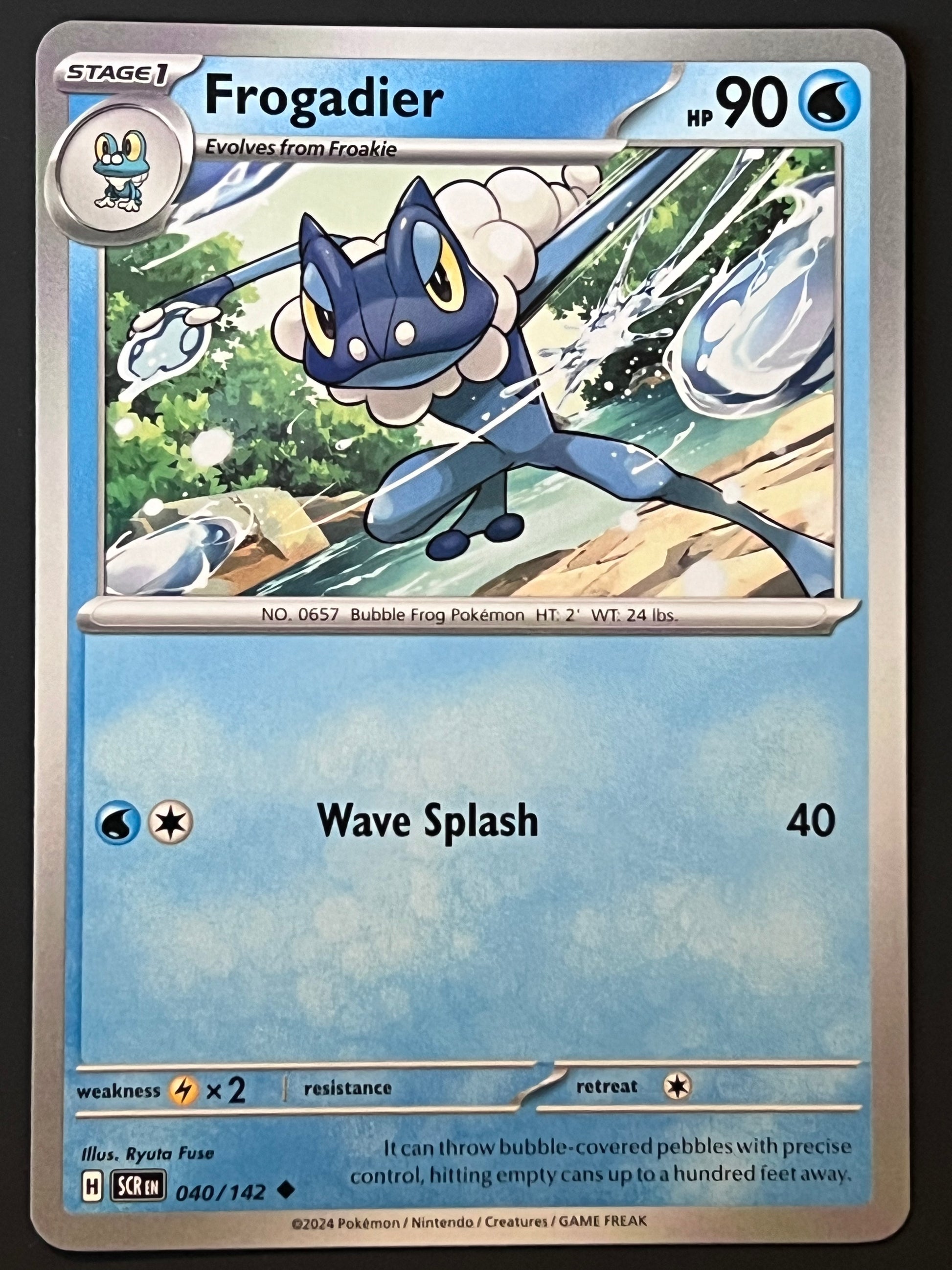 pokemon card frogadier 040/142 Frogadier