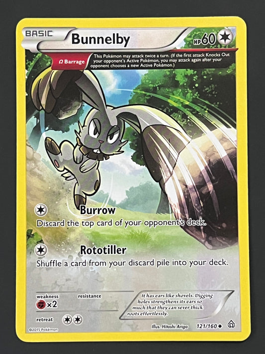 121/160 Bunnelby - Pokémon Primal Clash Uncommon