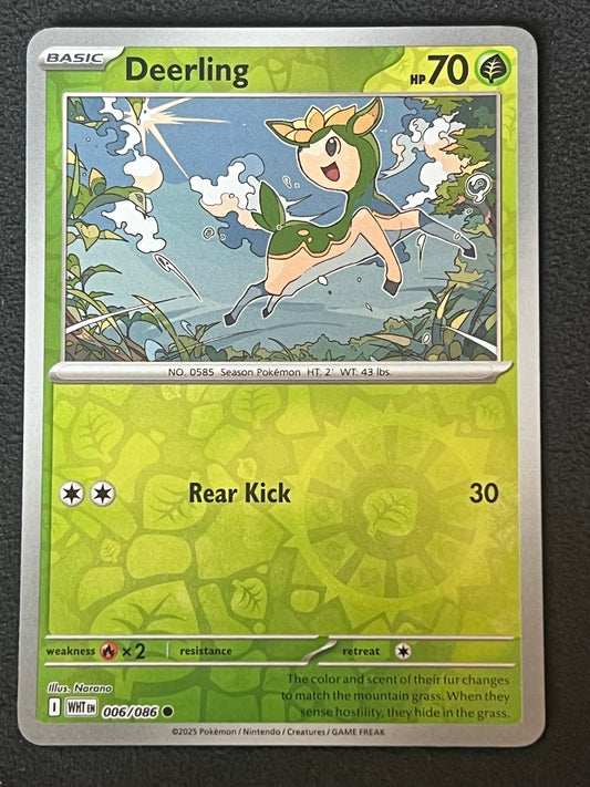006/086 Deerling - Pokémon White Flare Common Reverse
