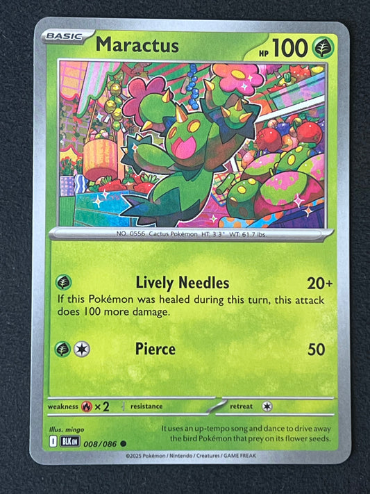 008/086 Maractus - Pokémon Black Bolt Common