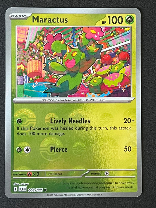 008/086 Maractus - Pokémon Black Bolt Common Reverse POKEBALL