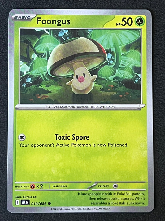 010/086 Foongus - Pokémon Black Bolt Common