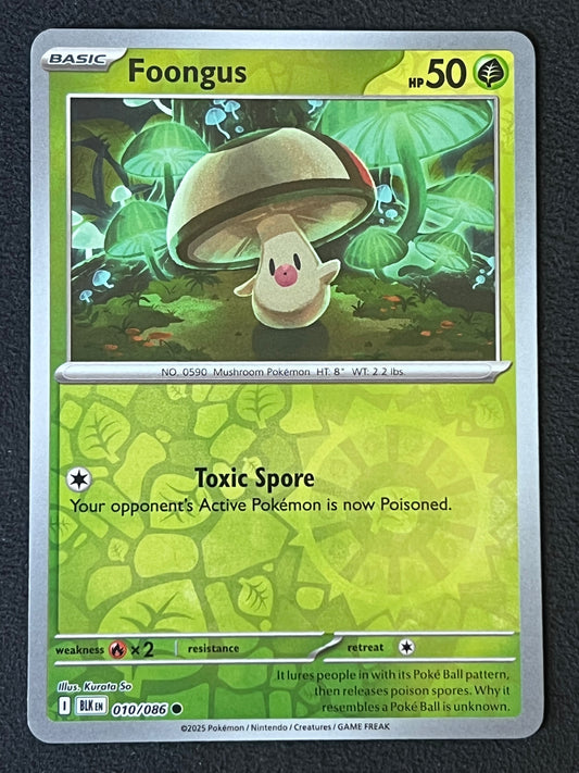 010/086 Foongus - Pokémon Black Bolt Common Reverse