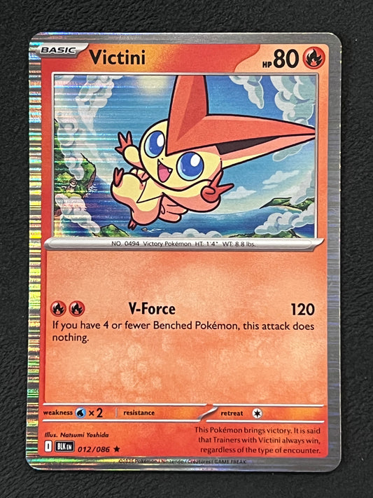 012/086 Victini - Pokémon Black Bolt Rare Holo