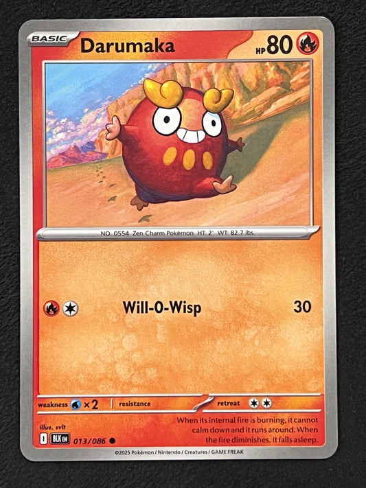 013/086 Darumaka - Pokémon Black Bolt Common