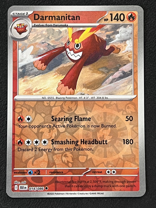 014/086 Darmanitan - Pokémon Black Bolt Uncommon Reverse