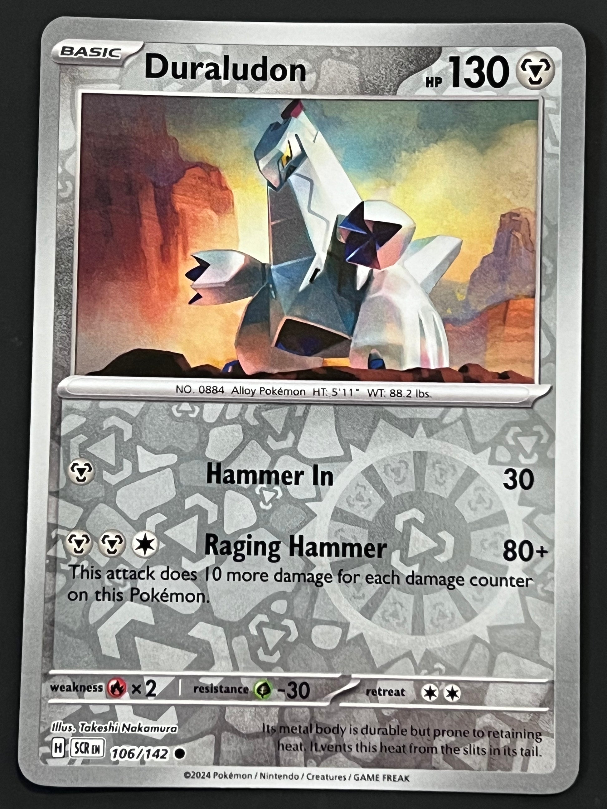duraludon pokemon card price 106/142 Duraludon
