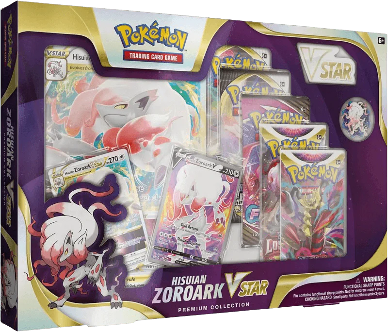 Pokémon TCG: Hisuian Zoroark VStar Premium Collection Box